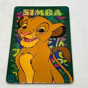 Disney Lion King SIMBA And Nala Plastic card O.S.P. Publishing 1994